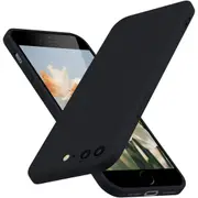 MCC iPhone 7+ 8+ Plus Soft Liquid Silicone Shockproof Case Cover Apple [Black]