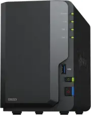 DS223/G NAS Kit, 2 Bay, Guidebook Included, Quad-Core CPU, 2 GB Memory, for Midd