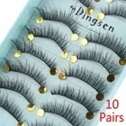 Handmade Wispy Fluffy 3D Faux Soft Mink Hair False Eyelashes Extension Tools