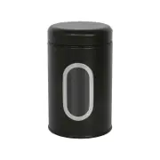 Harbour Housewares Stainless Steel Windowed Food Storage Container Airtight Tea Coffee Sugar Canister Kitchen Caddy