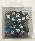 Monskey POISON 2.5" Vinyl Figure (B&W SKULL & CROSSBONES) BIGATRON 2008 RARE HTF