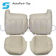 For 2002 Cadillac Escalade Driver Passenger Bottom & Lean Back Seat Cover TAN