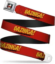 [Buckle-Down] Seatbelt Buckle Belt, Bazinga!