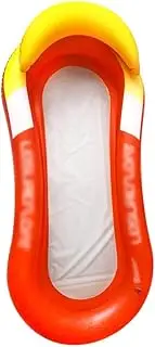 Inflatable Pool Floats Pool Inflatable Swimming Water Inflatable Mesh Sofa Water Lounger Floating Row Floating Bed Surfboard Water Board Water for Chilling in The Pool (Color : Orange) Beauty Comes