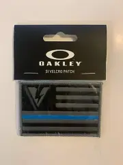 Oakley SI Thin Blue Line Patch Gunmetal Backpack 2" x 3" 101-668-012 Free Ship