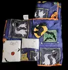 Halloween Party 6 pc Quilted Bedspread & Pillow Sham Set W/Bedsheet Set & Ruffle