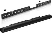 TNP Soundbar Wall Mount for Sonos Arc Ultra and Sonos Arc - Hanging Mounting Bracket for Sound Bar Under TV Installation with Hidden Floating Style Design, Hardware Kit Included, Black