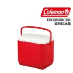 COLEMAN 美國 EXCURSION 28L 美利紅冰箱 手提式冰箱 戶外冰箱 保冷力約二日 CM-27862M