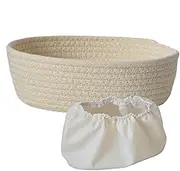 Basket | Round Oval Proofing Baskets with Cotton Rope and Liner - Kitchen Tool for Artisan Baking, Dough Fermentation, and Pastry Preparation