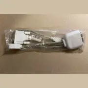 Apple A1082 23" Cinema Display DVI USB FireWire External Cable Harness - NEW