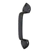 8" Spade Cast Iron Door Handle Black Finish Great For Doors Cabinets Boxes Gate