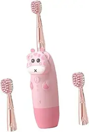 BCOATH 4pcs/kit Boys and Girls Electric Toothbrush No Battery Baby Toothbrush Soft Bristles Ipx7 Waterproof Safe for Boys and Girls