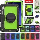 For Samsung Galaxy Tab S9 FE Plus S10+ Case Heavy Duty Shockproof Stand Cover