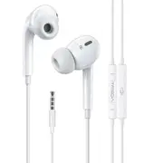 3.5mm Audio Jack Headphones Wired Earphones Volume Control & Microphone Cable