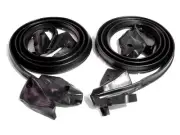 1971-1976 Pontiac Bonneville, Catalina, Grandville 2 door hardtop door seals, pr