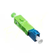 SC/APC Male to LC/UPC Female SM OS2 Hybrid Fiber Optic Converter Optical Adapter