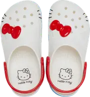 Crocs Toddler Hello Kitty Classic Clog; White, C9