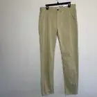 FARAH Pants Men 34 x 36 Khaki Tan Elm Chino Regular-Fit NEW Organic Twill