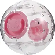 GANAZONO Silent Hamster Exercise Ball Interactive Running for Small Pets Safe Durable Hamster Wheel for Cage Accessories Promotes Healthy Habits Bonding Design