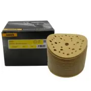 Mirka 100 Gold 150mm/6in. Grip Disc 37 Holes P80 100 Pack