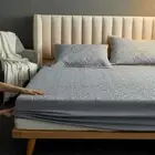Waterproof Mattress Cover Fitted Sheet Bed Cover Protector Pad Cover Pillowcases