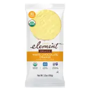 Organic Dipped Rice Cakes Vanilla Orange 3.5 Oz(Case Of 6) By Element Snacks