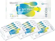 144x Extra Thick Premium Bed Bath Wipes - Microwaveable | Extra Large, Rinse Free Body Cleansing for Elderly | Aloe Vera & Vitamins | Cleanse & Protect | Paraben & Alcohol Free | 12x12pk
