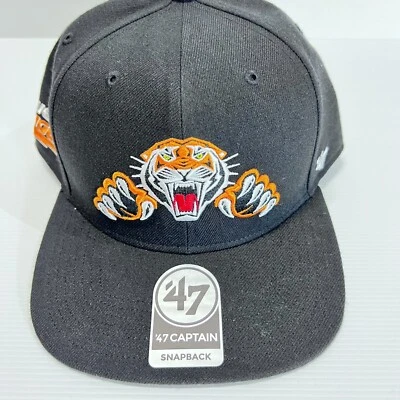NRL West Tigers '47 Captain Snapback Sure Shot Black