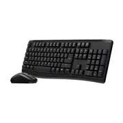 Rapoo X1800Pro Wireless 2.4GHz Optical Mouse/Keyboard Combo - Black