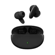 Promate LUSH.BLK In-Ear HD Bluetooth Earbuds - Black Intellitouch & 230mAh Charging Case - Ergonomic Fit - Up to 5-Hour Playback - 2x 40mAh Earphone Battery - Water Resistant - Auto Pairing [LUSH.BLK]