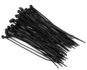 ProTek RC 2x100mm Zip Ties (Black) (50pcs) [PTK-1419]