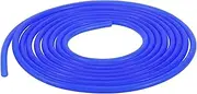X AUTOHAUX 1 Pcs Silicone Vacuum Tubing Hose 10Ft 1/16" 2mm ID 2mm Thickness Automotive Vacuum Line High Temperature Blue 130PSI Max Pressure