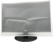 Monitor Dust Cover, LED/LCD Antistatic Vinyl Flat-Screen Computer Monitor Water