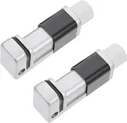 2pcs Screen Clip Clamp Tape Screen Tabletop Plate Clear Guitar Hole Module Sensor Screwdriver Rolling Sconces Patch Protector Solder Aluminum Alloy Silver
