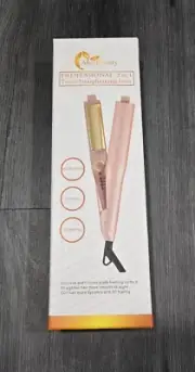 AleoBeauty Professional 2 in 1 Twist Straightener & Curling Iron