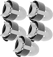 HEATSHAKING 5Pcs Stainless Steel Finger Protectors Cutting Guard for Safe Chopping Dicing Kitchen Tool for Sewing Food Preparation Prevent Hand Injuries