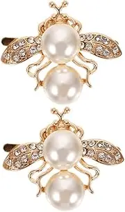 [Veemoon] 2pcs Shoe Clips Decorative Rhinestone Insect Bee Charms for Shoes Sparkly Metal Buckle Accessories for Wedding Party and Daily Wear Unique Fashionable Design