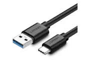 UGREEN 20884 USB 3.0 to USB-C Cable Black 2m Supports up to 3A Gold Plated