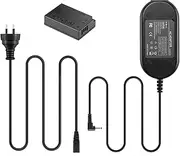 Raeisusp ACK-E17 AC Power Adapter Dummy Battery DR-E17 DC Coupler Kit Replacement LP-E17 for Canon EOS M3, EOS M5, EOS M6, EOS M6 Mark II Cameras
