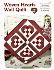 Woven Hearts Creative Scrap Wall Quilt Pattern