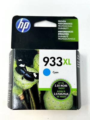 NEW Genuine HP 933XL Yellow Ink Cartridge CN056AN Sealed EXP 11/2017