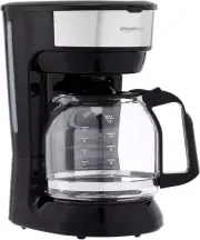 12-Cup Coffee Maker with Reusable Filter, Coffee Pot, Coffee Machine, Black And