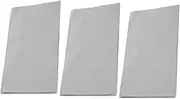 DOITOOL 3pcs 4 Silver Polishing Cloth Jewelry Cleaning Wipes Multi-Layer Cleaning Cloth Flannel Jewelry Cleaning Cloth