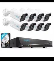 Reolink 4K Security Camera System - 10 pieces New in Box, Perfect Condition