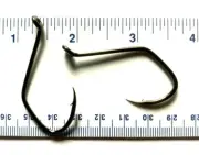 50 Matzuo 141010 Black Chrome Sickle Octopus Fish Hooks size 7/0