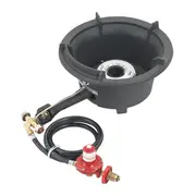 Auscrown Single Ring High Pressure Wok Burner with Manual Ignition