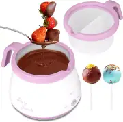 Candy Chocolate Melting Pot w 2 Pots Melts in Couple of Minutes Ideal 4 Cake Pop