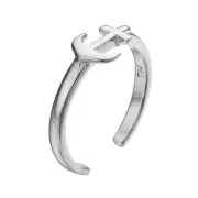 Barefootsies Fine Silver Plated Toe Rings ()