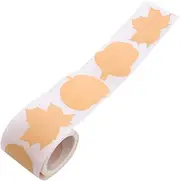 Sewroro 1 Roll Stickers Self Adhesive Paper Present Stickers Labels for DIY Projects for Packaging Crafts and Festivals