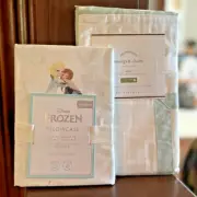 Disney Pottery Barn Frozen pillowcase princess Elsa + Sham Olaf holiday SET 2